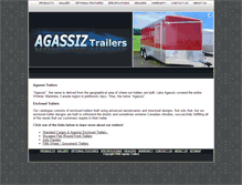 Tablet Screenshot of agassiztrailers.com